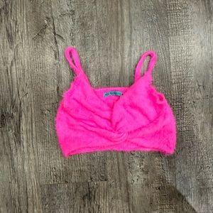 Pink Crop Top